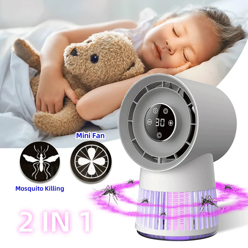 Ventilateur Électrique 2 en 1 Anti-Moustique - vue 6
