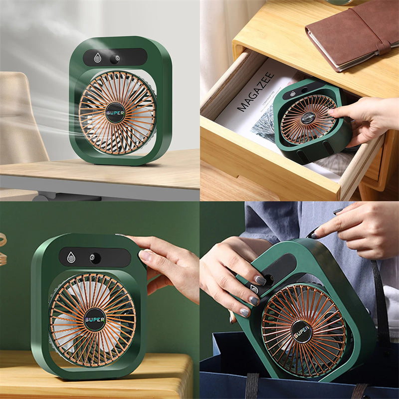 Ventilateur rafraîchissant Zeboora - gros plan sur le design