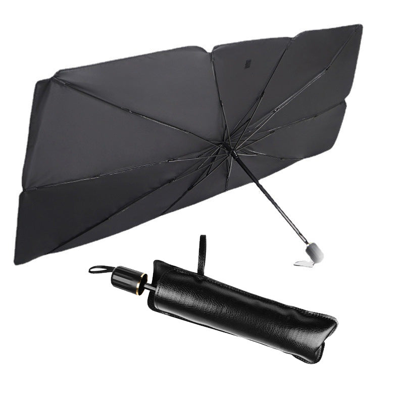Pare-soleil pliable pour voiture Zeboora - détail du tissu isolant