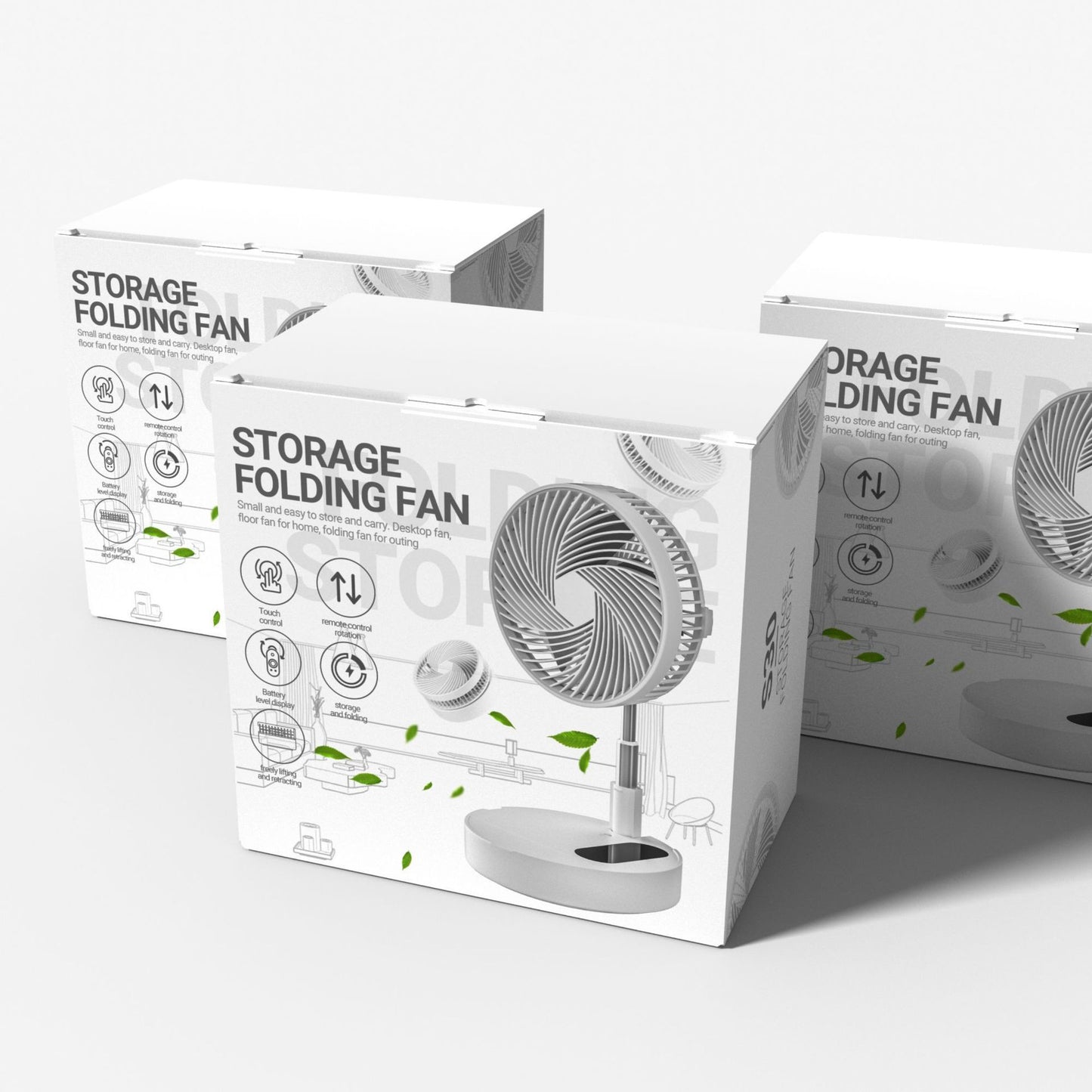 Mini ventilateur rechargeable Zeboora - gros plan sur le design