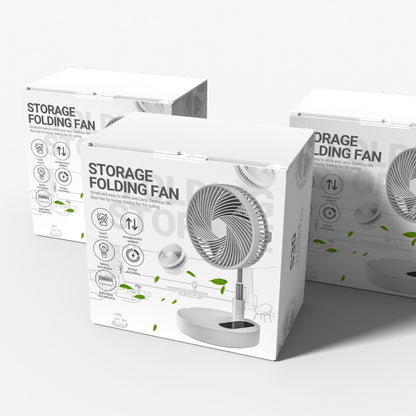 Mini ventilateur rechargeable Zeboora - gros plan sur le design