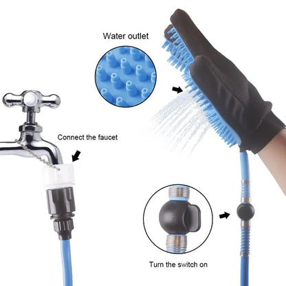 Gant de douche toilettage pour chien et chat - vue 3