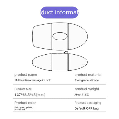 Roller de Massage Facial Glacé en Silicone - vue 5