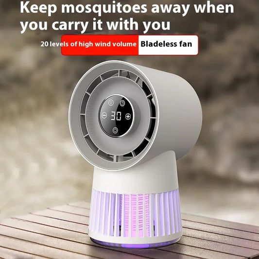 Ventilateur Électrique 2 en 1 Anti-Moustique