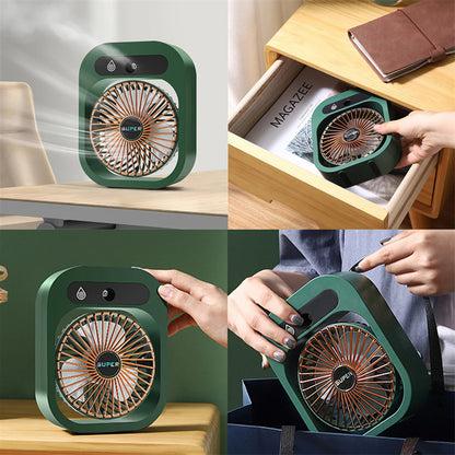 Ventilateur rafraîchissant Zeboora - gros plan sur le design