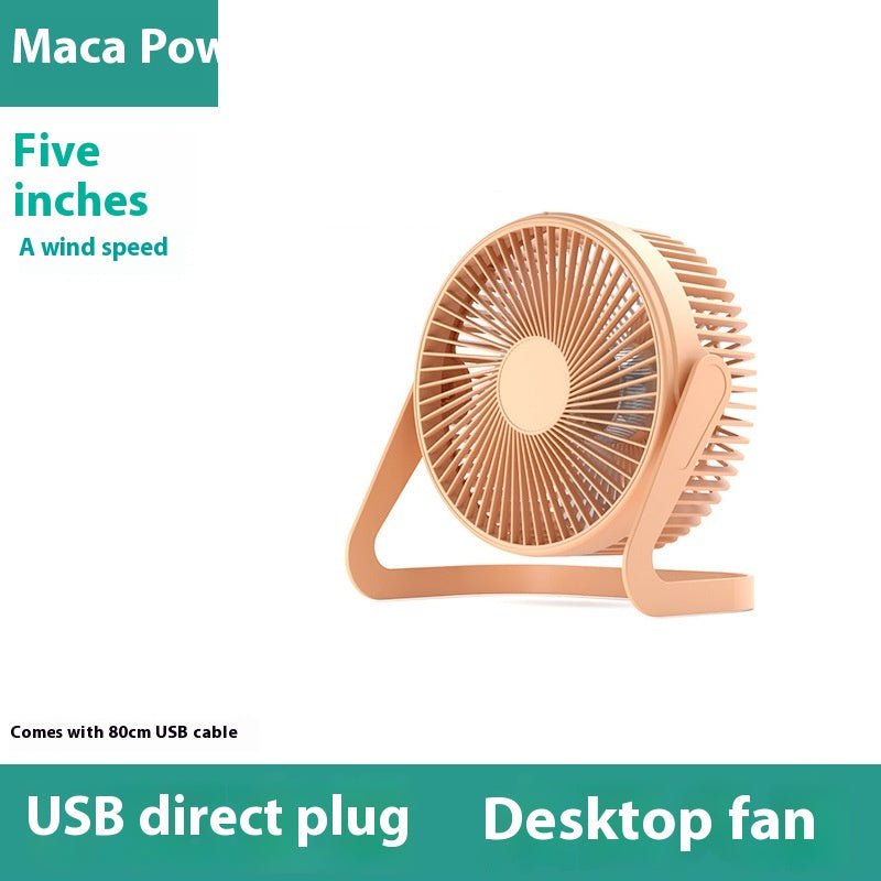 Mini ventilateur USB de bureau Zeboora - vue d'ensemble avec câble USB
