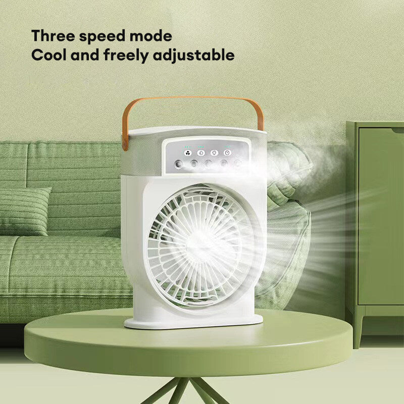 Ventilateur brumisateur portable USB Zeboora - en situation d'utilisation