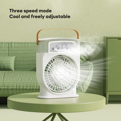 Ventilateur brumisateur portable USB Zeboora - en situation d'utilisation