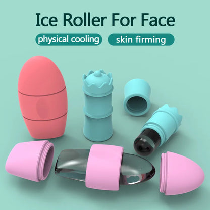 Roller de Massage Facial Glacé en Silicone - vue 4