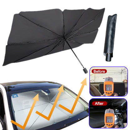 Pare-soleil pliable pour voiture Zeboora - vue de face