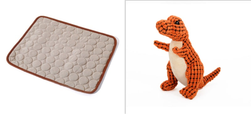 Tapis rafraîchissant pour animaux Zeboora - présentation des tailles disponibles